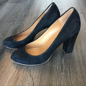 J Crew Black Pumps